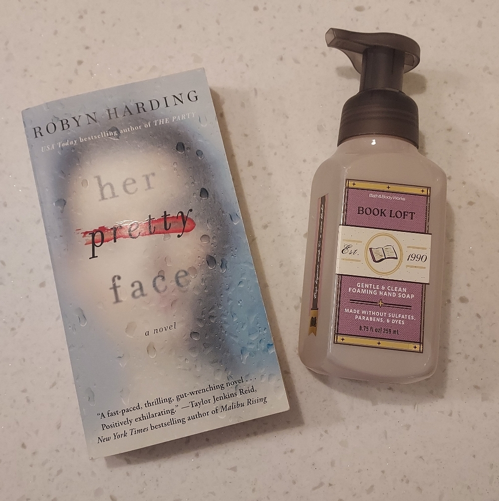 Her Pretty Face Paperback Novel & Bath And Body Hand Soap